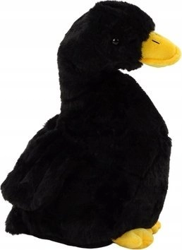 LeanToys Black Plush Goose Mascot Cuddly