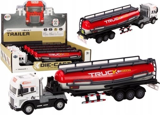 LeanToys Truck With Trailer Tanker TIR
