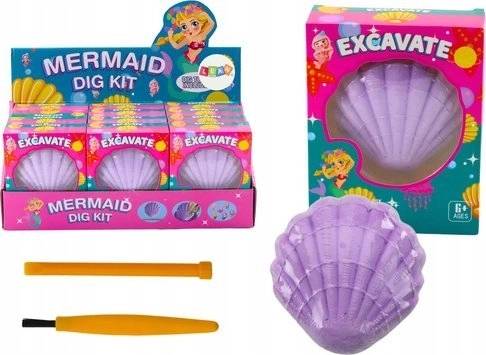 Archaeological set Mermaid in a shell