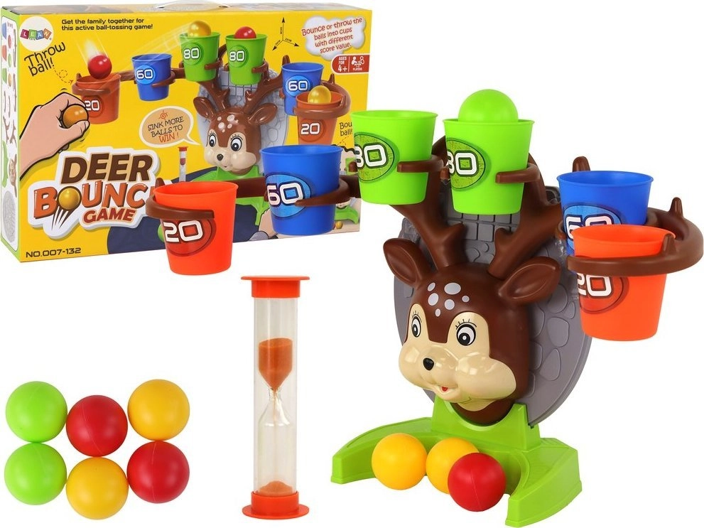 LeanToys Arcade Game Throwing a Ball