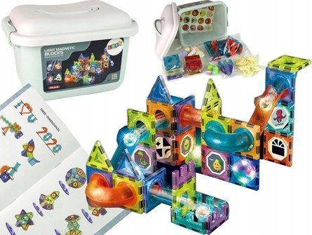 LeanToys Ball Slide Illuminated Track Magnetic