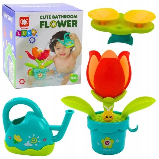 Interactive Bath Toy Flower Watering Can