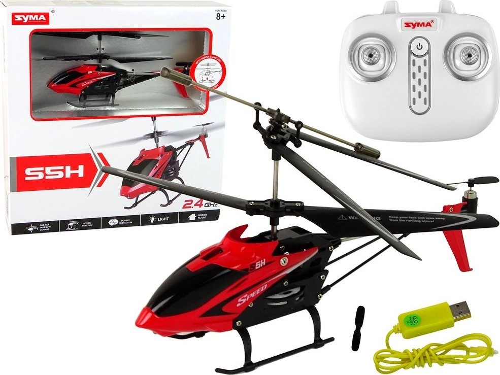 LeanToys Remote Controlled Helicopter S5H SYMA