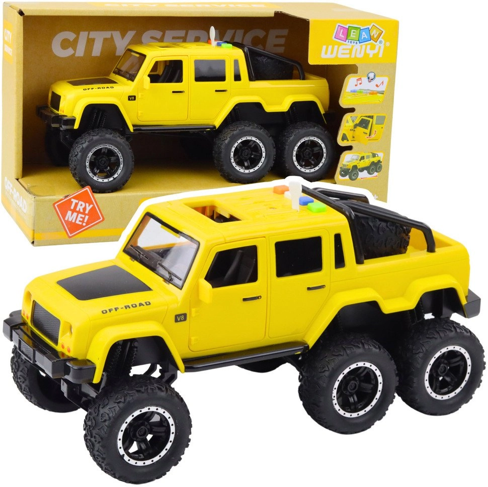 Off-Road Car Friction Drive Lights Sounds