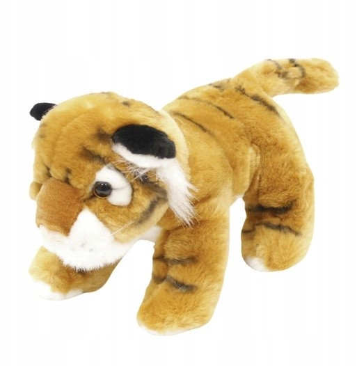 Plush cuddly toy tiger brown cat