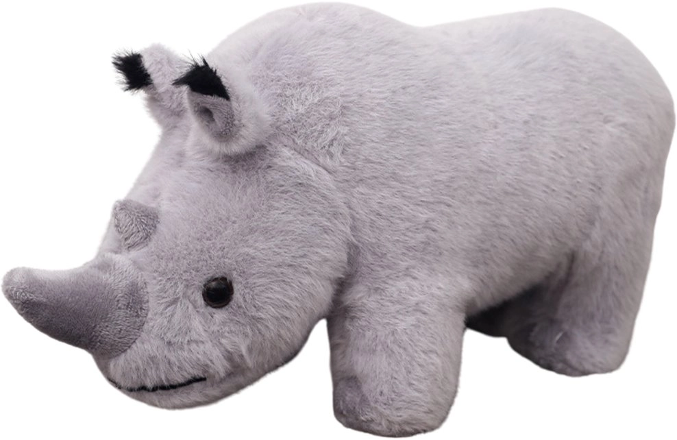 Plush Rhinoceros Mascot Plush Cuddly Toy