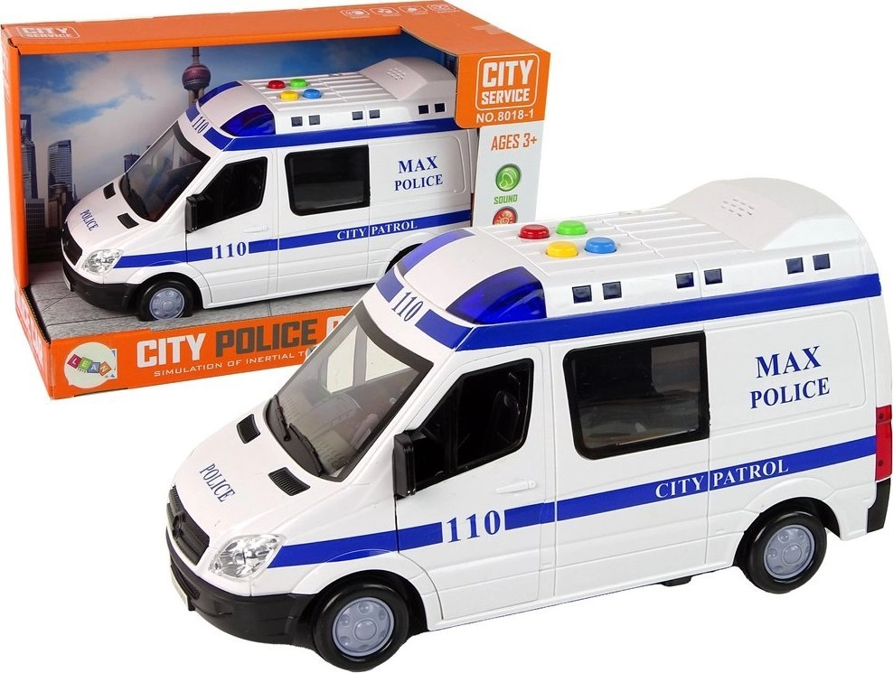 Lean Toys Police Car The friction