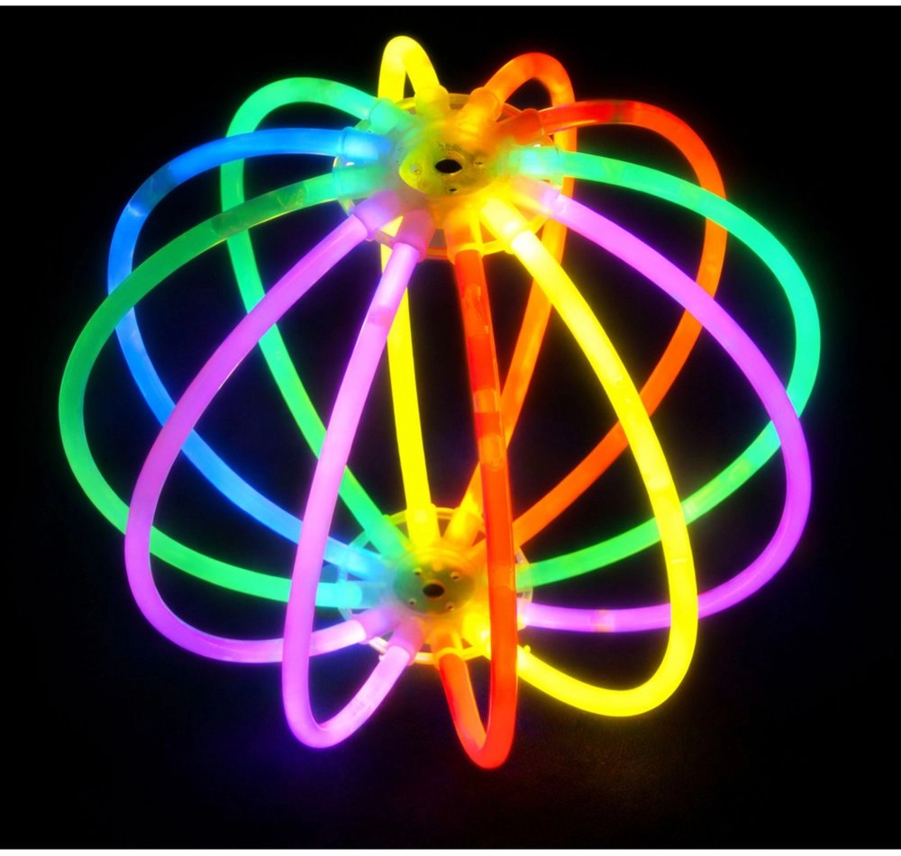 LeanToys Fluorescent Ball Glowing in the