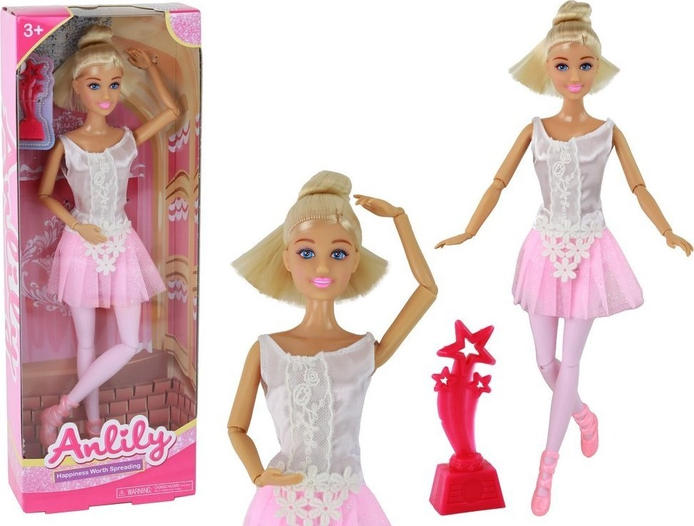 LeanToys Lalka Dla Dzieci Anlily Baletnica
