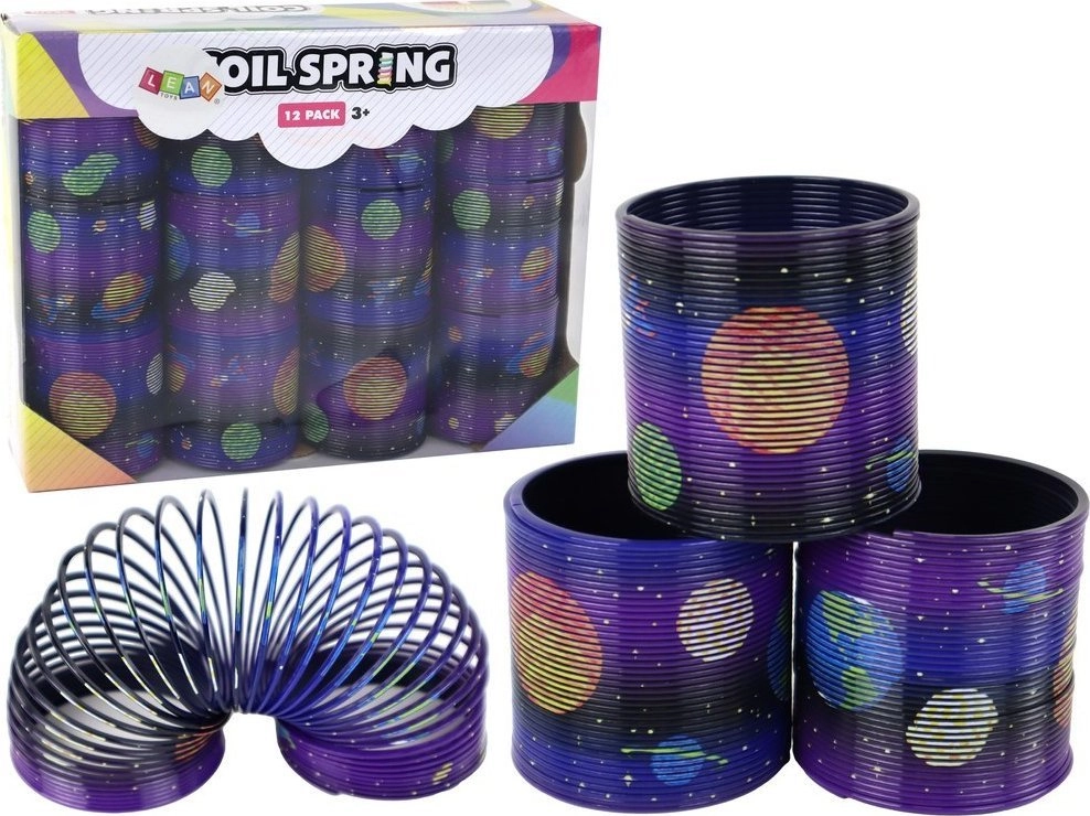 LeanToys Iconic Spring Purple Planet Theme