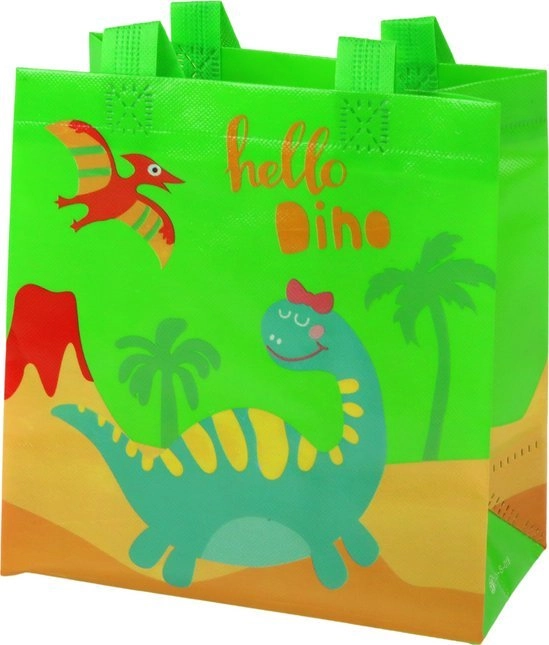 LeanToys Dinosaur Gift Bag Green 23cm