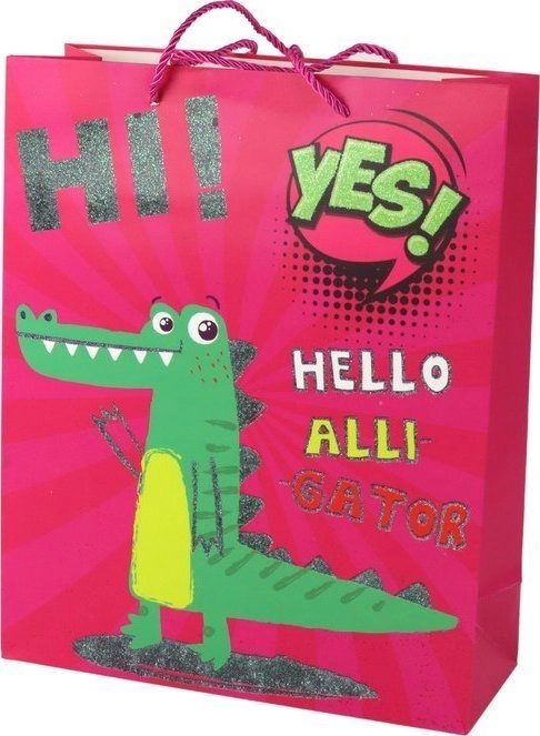 LeanToys Papierowa Torba Prezentowa Różowa 41