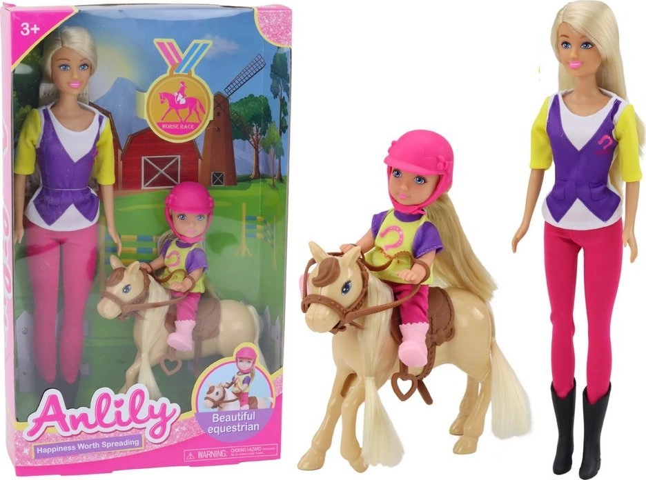 Anlily doll with a baby and