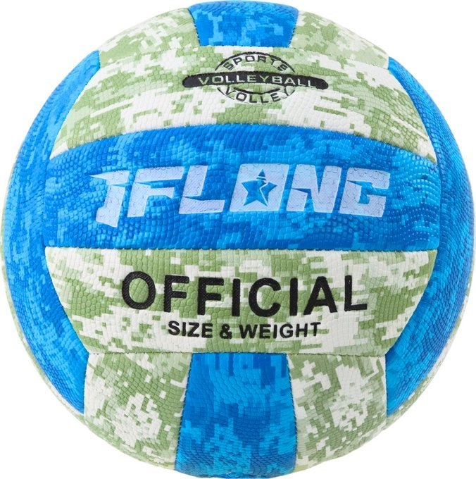LeanToys Volleyball Ball Green and Blue