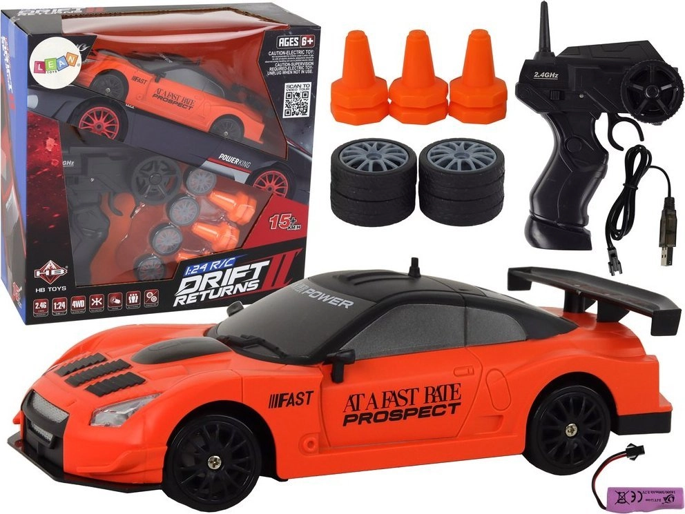 LeanToys Remote Controlled Sports Car R/C