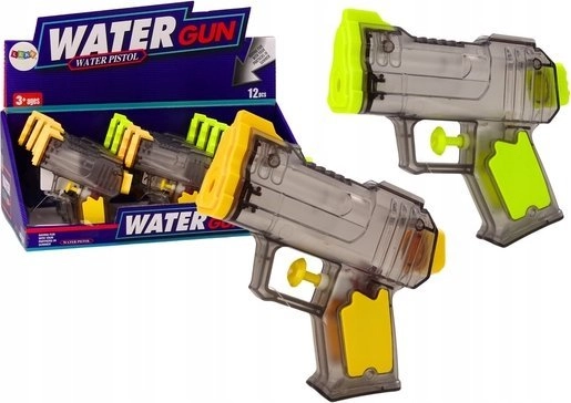 LeanToys Mały Pistolet Na Wodę Przeźroczysty