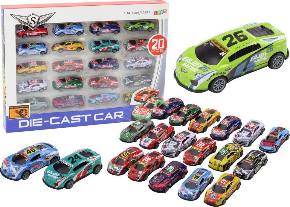 LeanToys Toy Car Set Spring Springs