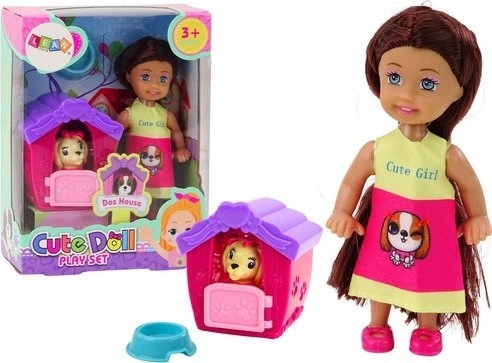 LeanToys Mini Doll Long Hair Colorful