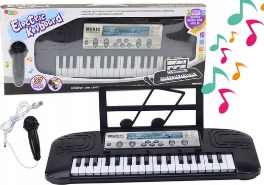 LeanToys Electric Piano for Children  Microphone