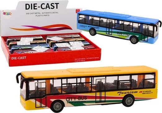 LeanToys Autobus Miejski Z Napędem Frykcyjnym