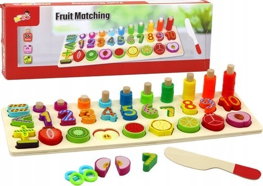 LeanToys Educational Set Sorter Wooden Board