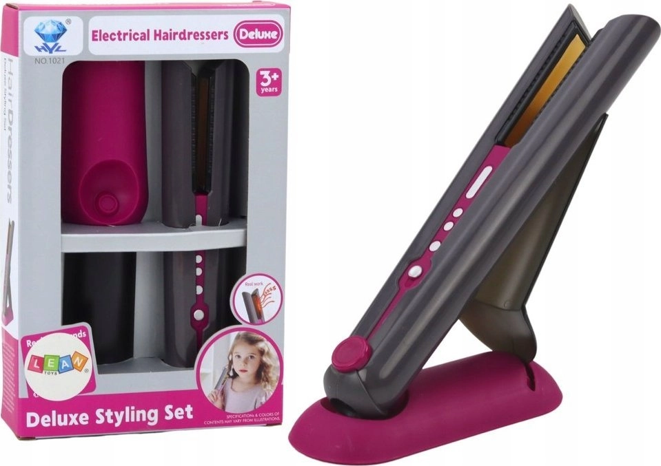 LeanToys Hair Straightener Toy Stand Lights
