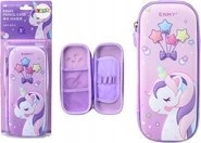 Folding pencil case with a unicorn