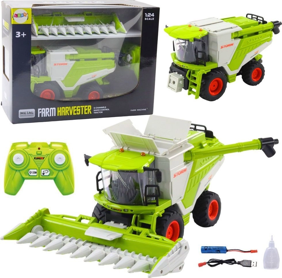 LeanToys Corn Harvester 2in1 Remote Controlled