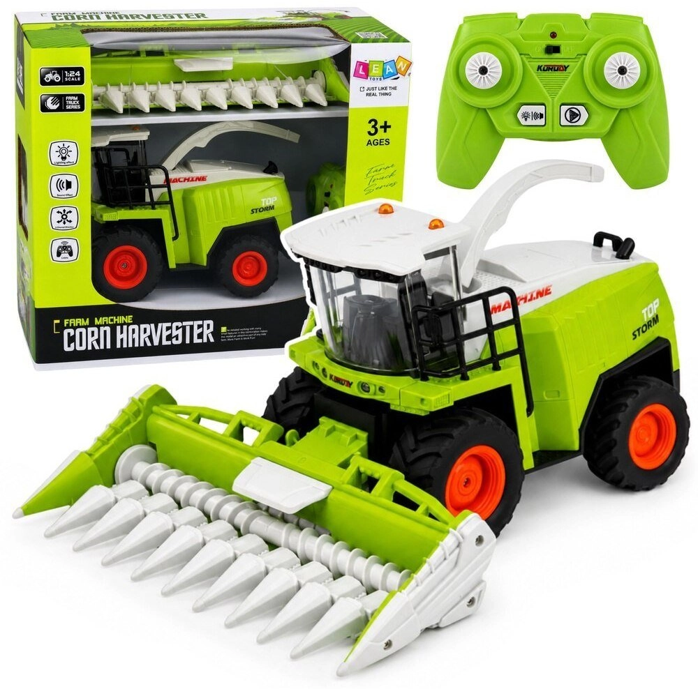 LeanToys Corn Harvester Remote Controlled RC