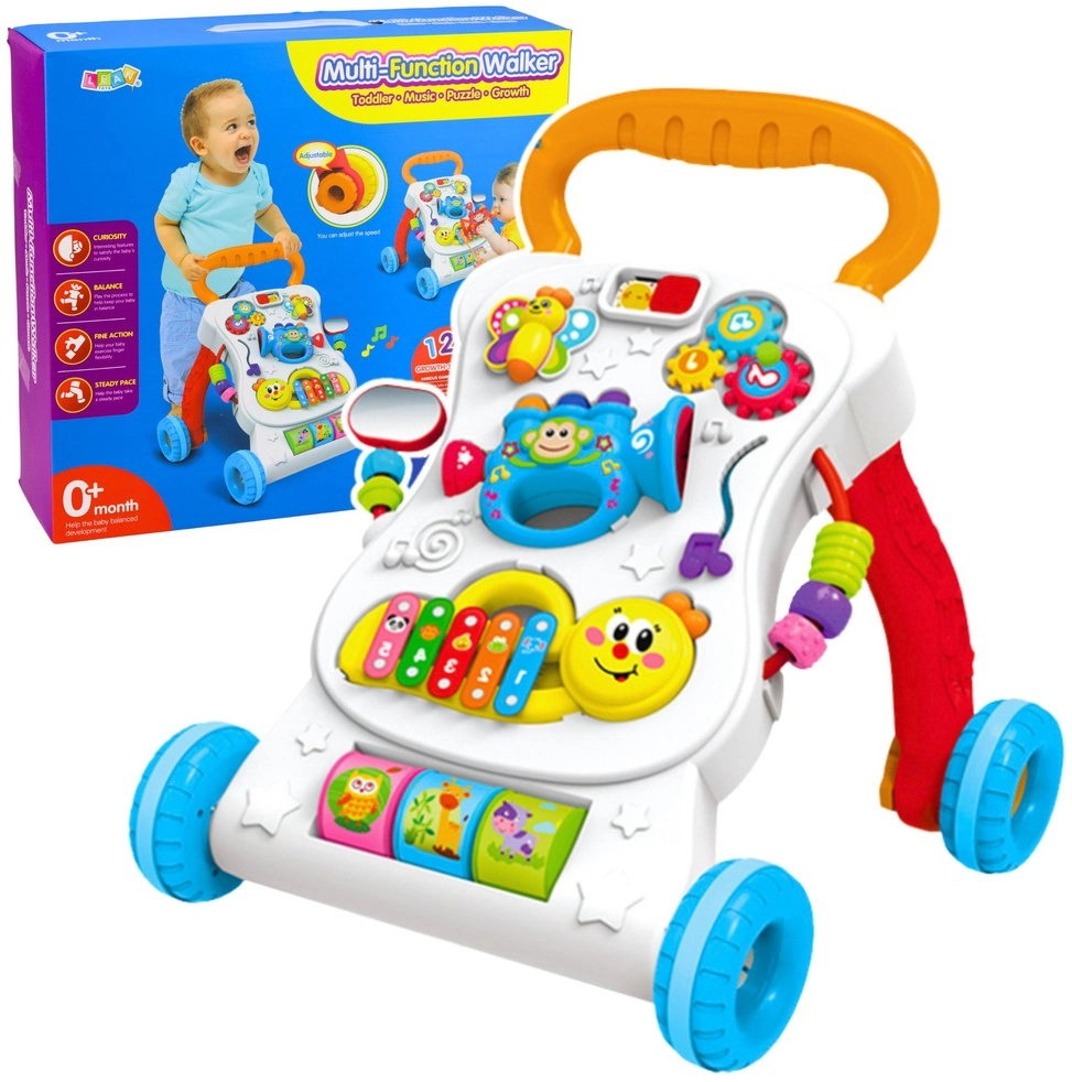 LeanToys Pushchair Walker Educational Interactive Musical