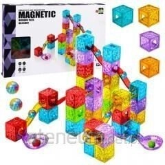 Magnetic Construction Blocks Cubes Ball Track