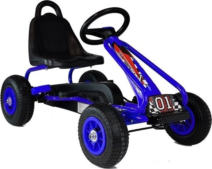 LeanToys Pedal Go Kart G201 Blue
