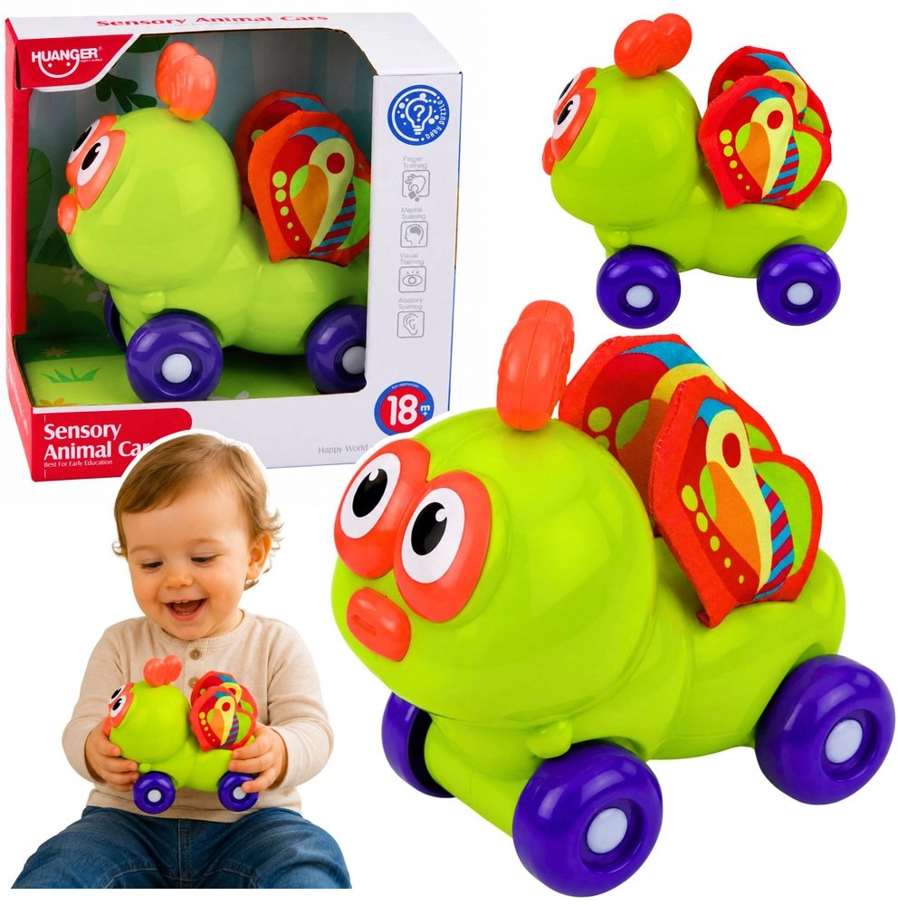 LeanToys Interactive Sensory Bee Car Toy