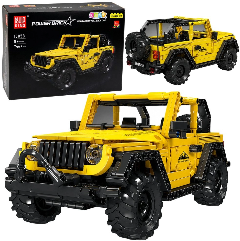 Klocki Konstrukcyjne Auto Samochód Terenowy Wrangler