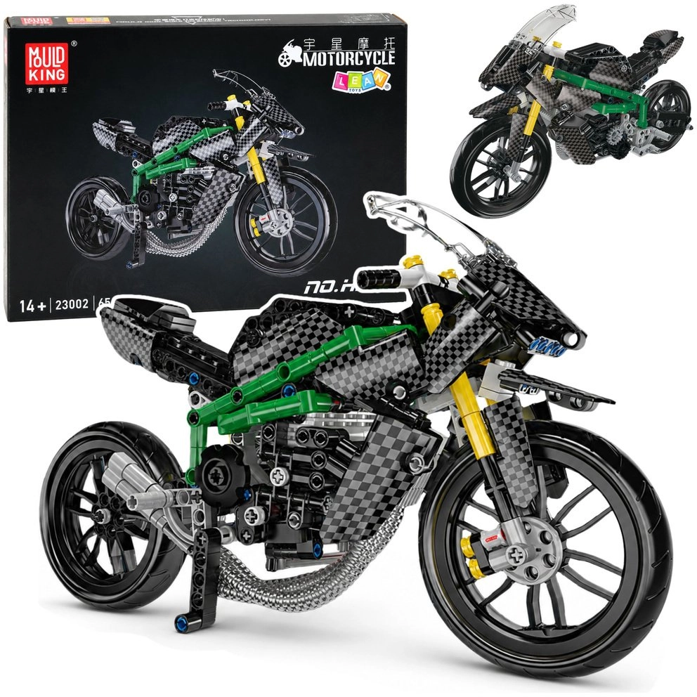 LeanToys Construction Bricks Sports Racing Motorcycle