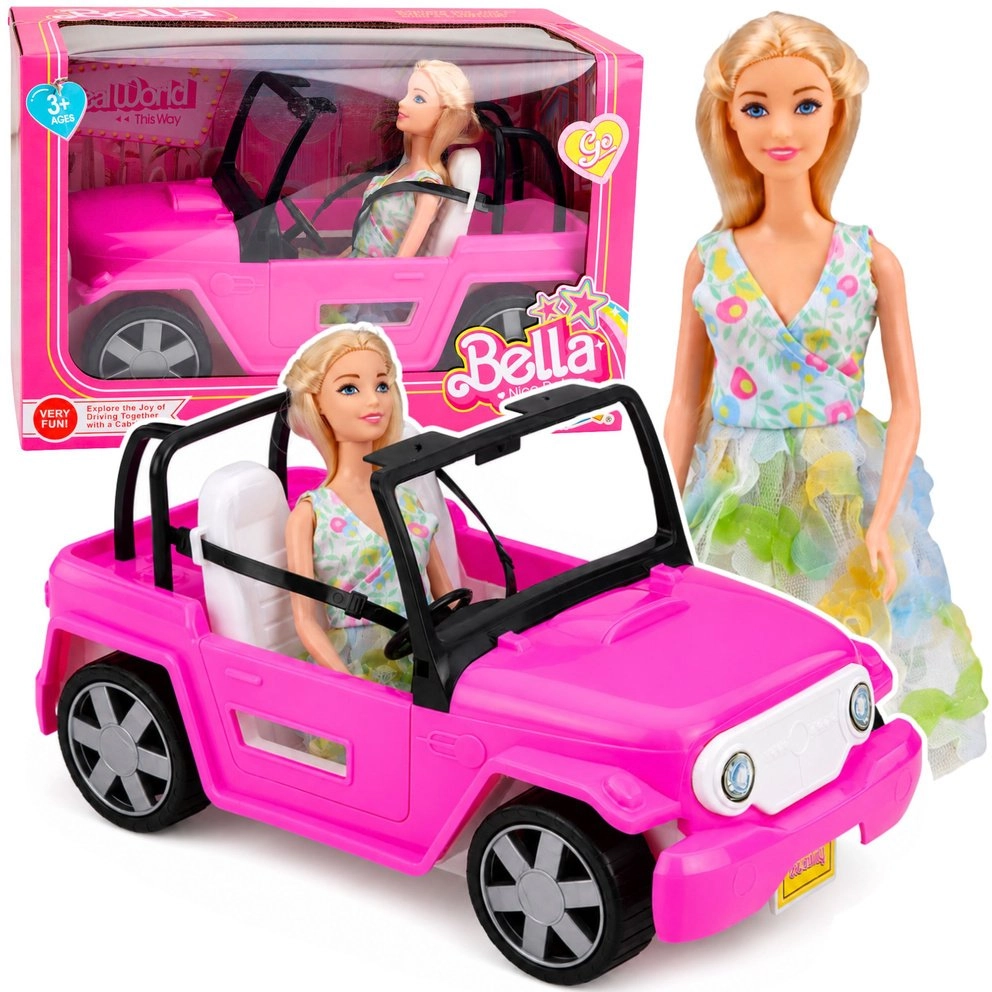 LeanToys Bella Doll in Colorful Dress