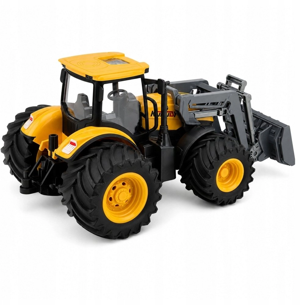 LeanToys Farm Farm Tractor With Bulldozer