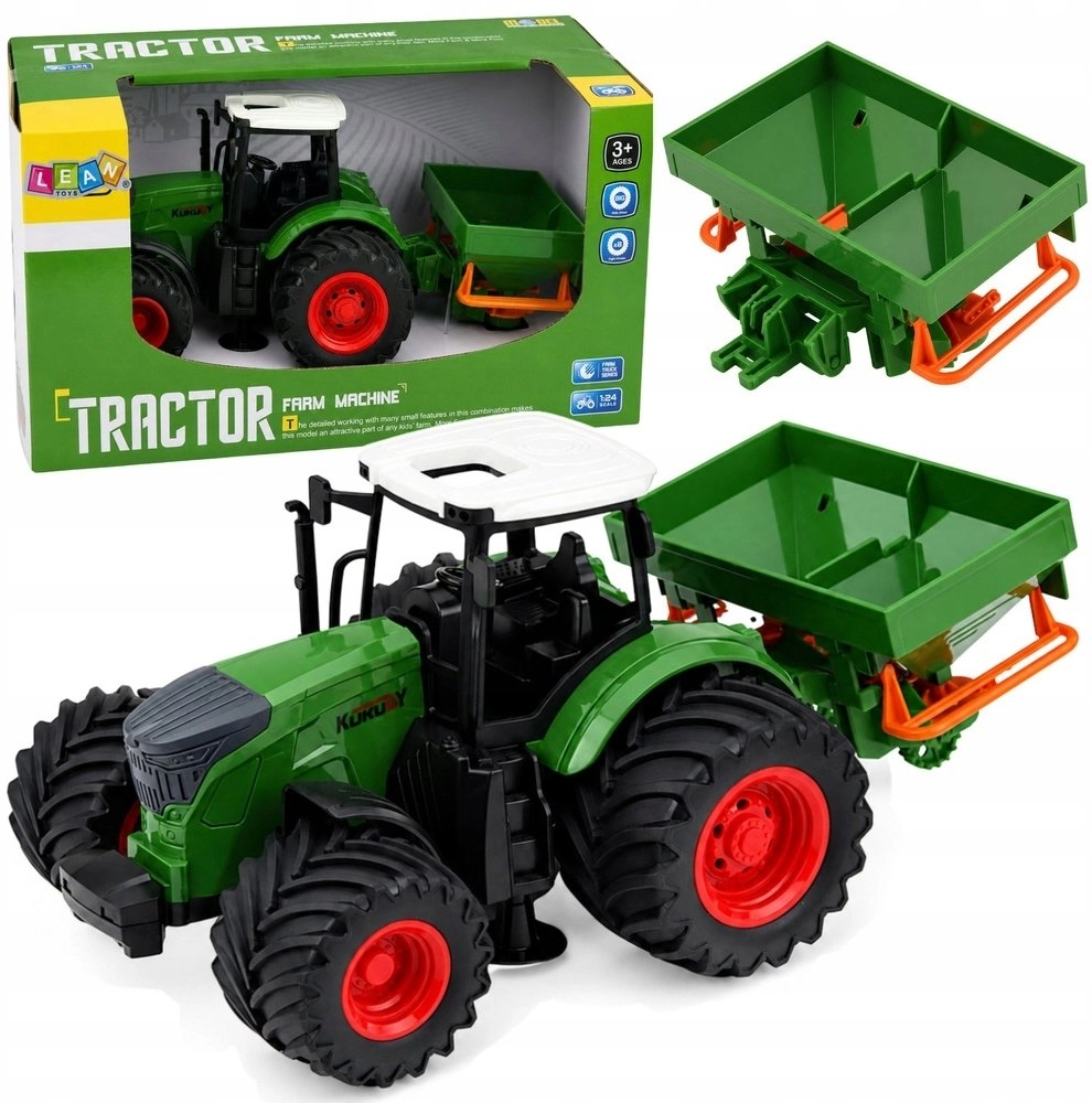LeanToys Farm Agricultural Tractor with Seeder