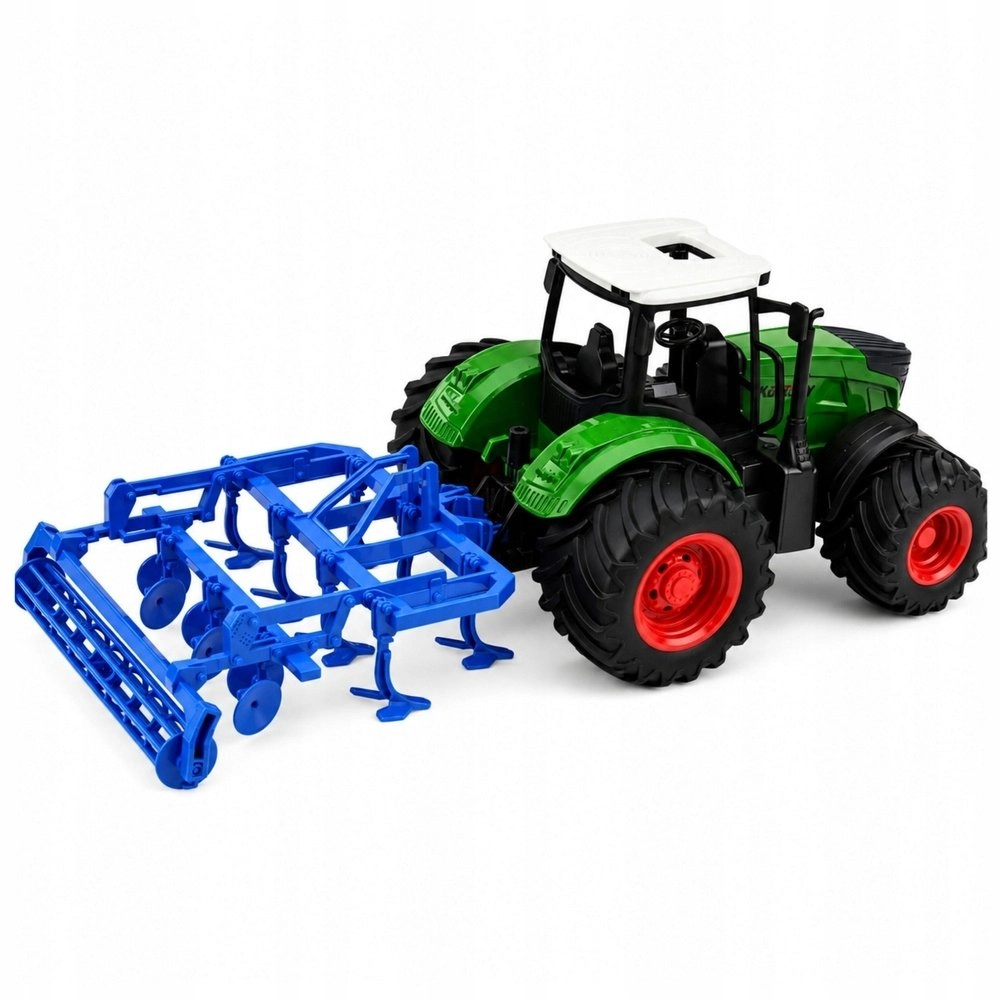 LeanToys Farm Agricultural Tractor With Cultivator