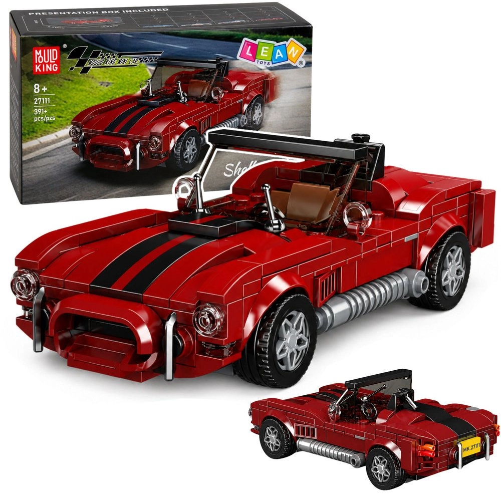 LeanToys Classic Car S.Cobra Red