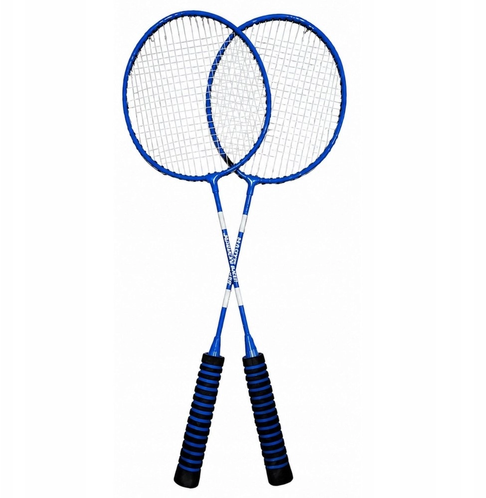 LeanToys Badminton Set  Rackets  3 Shuttles