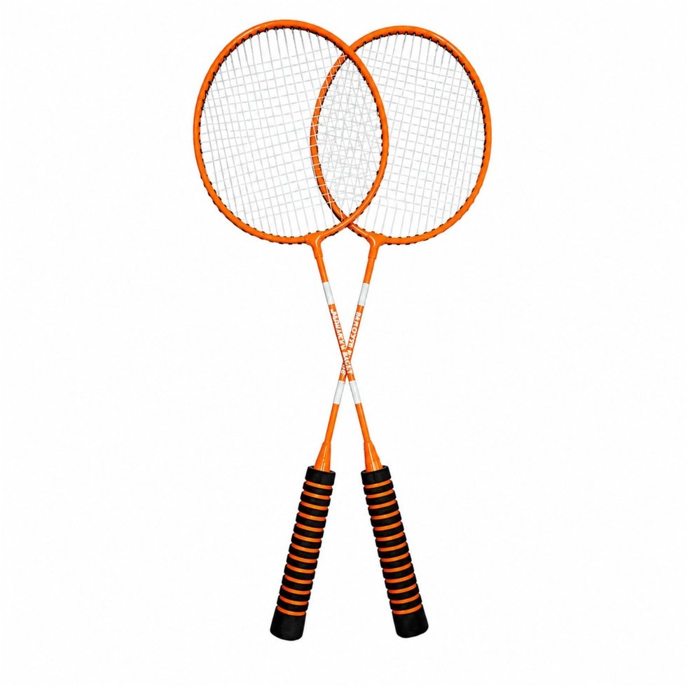LeanToys Badminton Set Rackets 3 Shuttles