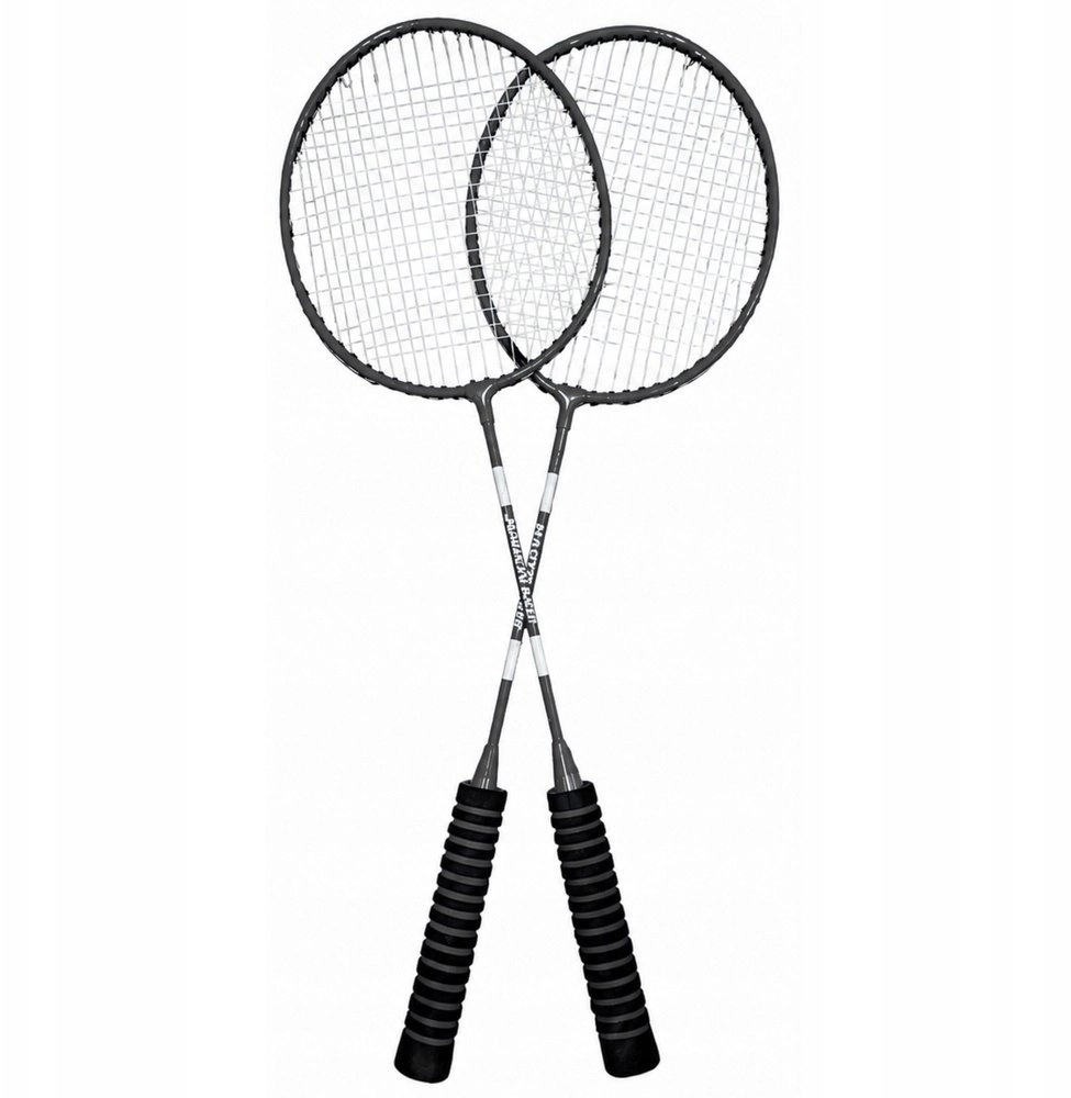LeanToys Badminton Set Rackets 3 Shuttles