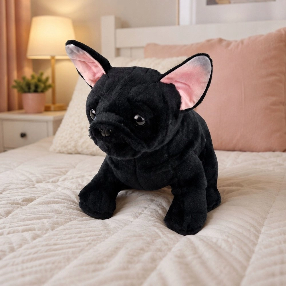LeanToys Plush Cuddly Mascot Dog French