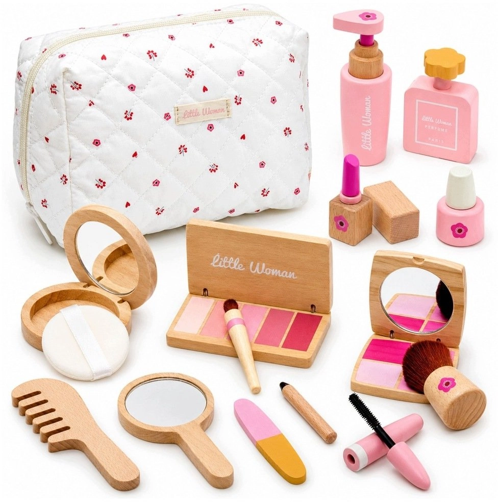 LeanToys Wooden Beauty Set for Girls