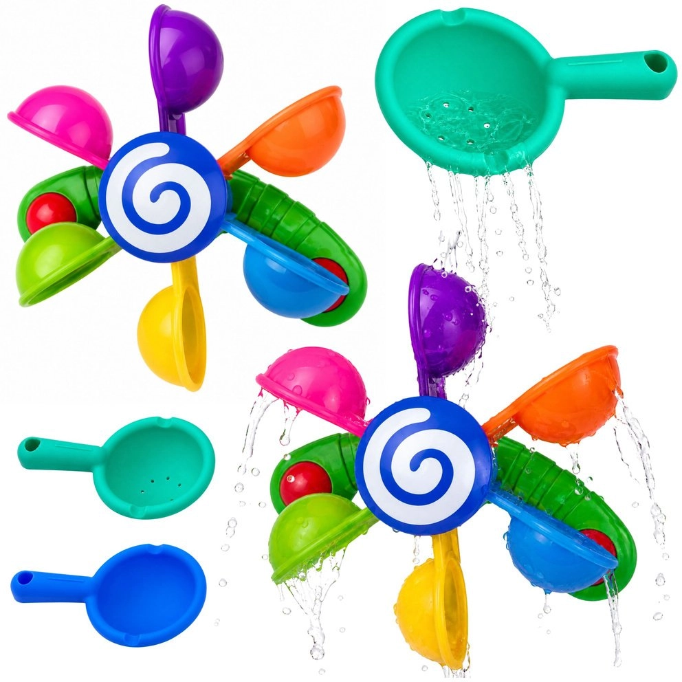 LeanToys Bath Set Water Fan With