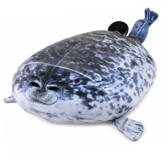 LeanToys Plush Seal Mascot Cuddly Toy