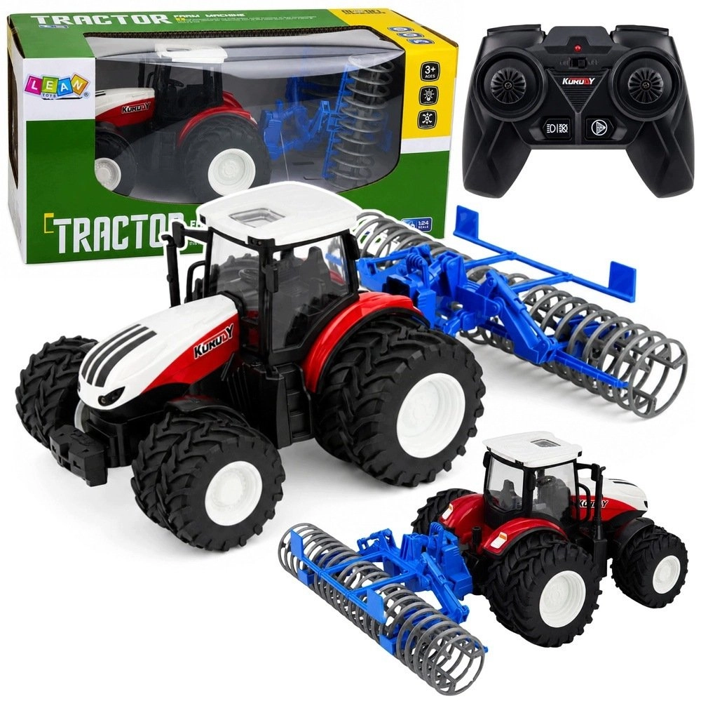 LeanToys Tractor With Roller Remote Controlled