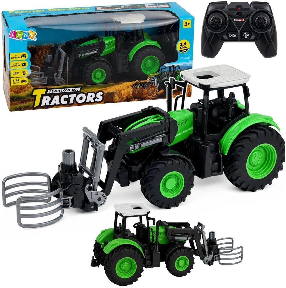 LeanToys Bali Tractor with Grapple Remote