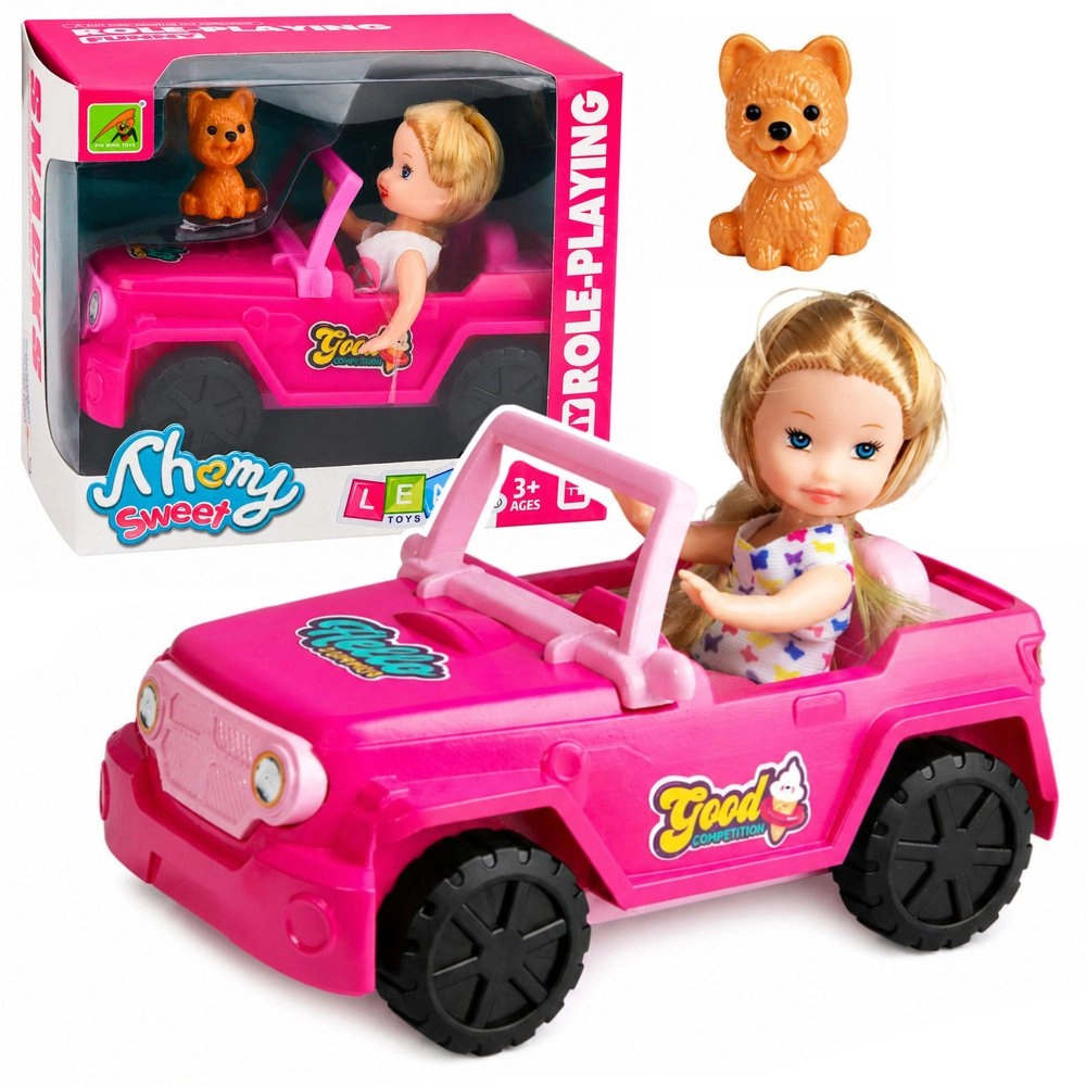 LeanToys Mini Doll Set in an
